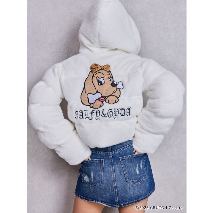 GYDA×GALFY eco far superショートコート | GYDA | 詳細画像10 