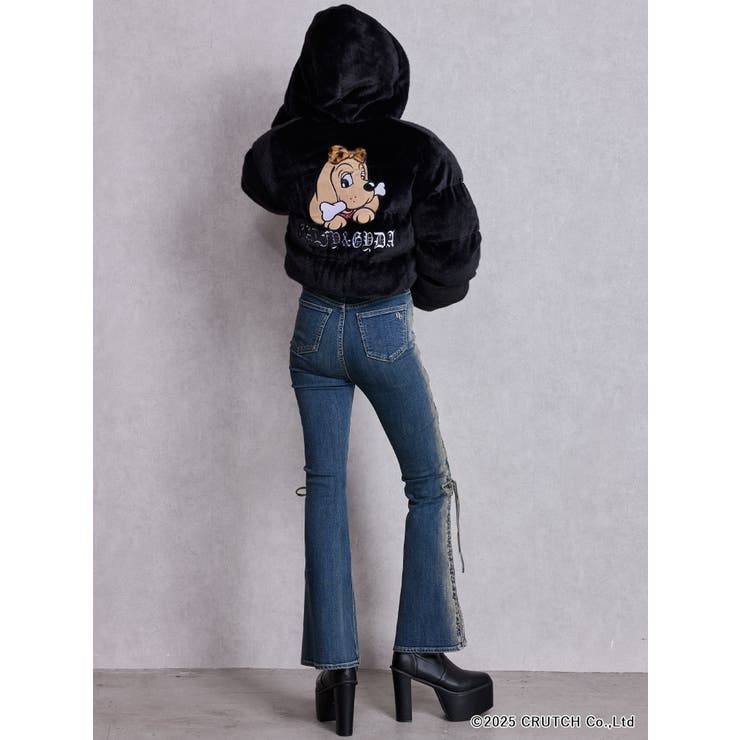 GYDA×GALFY eco far superショートコート | GYDA | 詳細画像6 