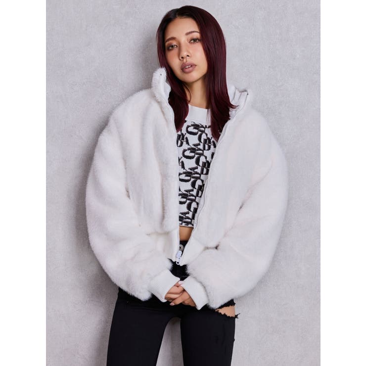 STUPID IN RICH REVERSIBLE ECO FURブルゾン | GYDA | 詳細画像11 