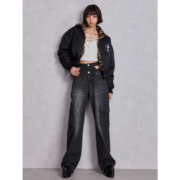 STUPID IN RICH REVERSIBLE ECO FURブルゾン | GYDA | 詳細画像17 