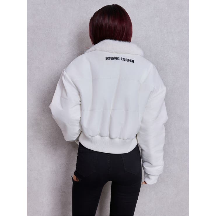 STUPID IN RICH REVERSIBLE ECO FURブルゾン | GYDA | 詳細画像4 