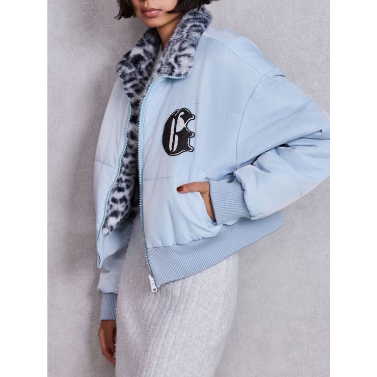 STUPID IN RICH REVERSIBLE ECO FURブルゾン[品番：MKSW0067568]｜GYDA