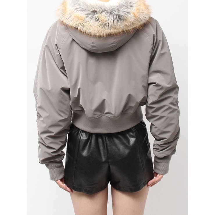 VOLUME ECO FURベルトショートブルゾン[品番：MKSW0067172