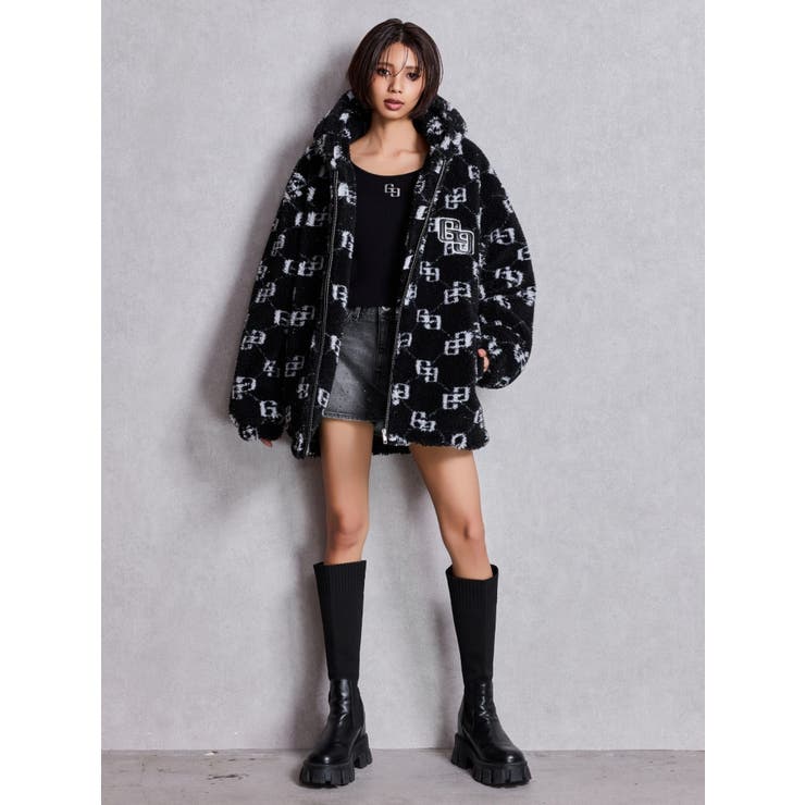 GGラメボアBIGブルゾン | GYDA | 詳細画像13 