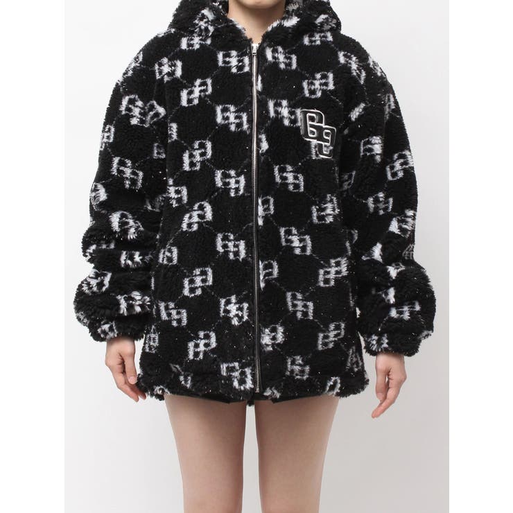 GGラメボアBIGブルゾン | GYDA | 詳細画像18 