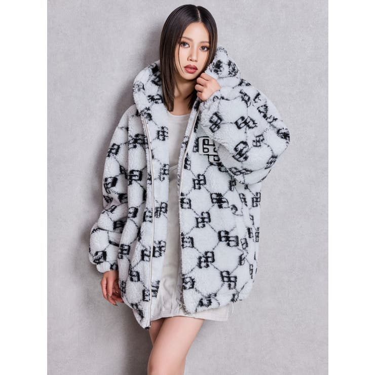 GGラメボアBIGブルゾン | GYDA | 詳細画像3 