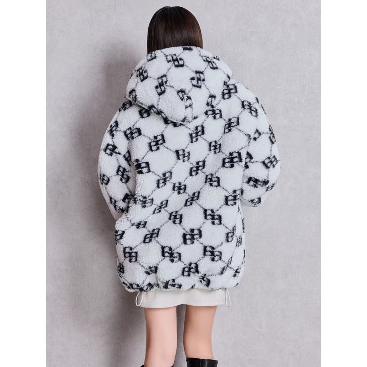 GGラメボアBIGブルゾン | GYDA | 詳細画像4 