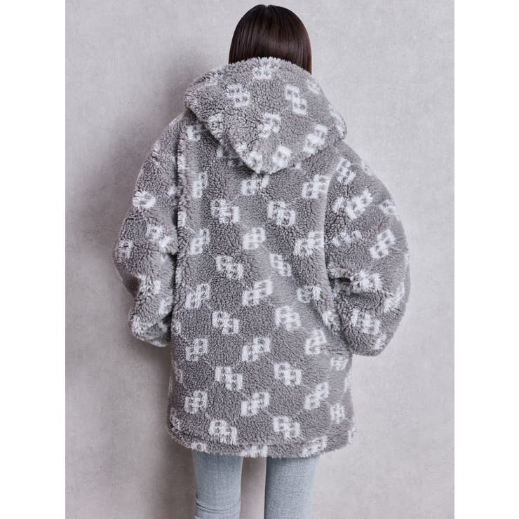 GGラメボアBIGブルゾン | GYDA | 詳細画像8 