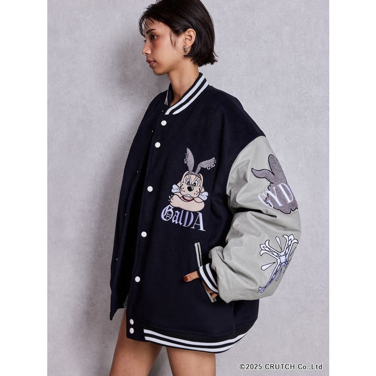 【即発送】新品未使用GYDA✖️DCコラボスタジャンGYDAアウター WEB限定】GYDA×DC BACK LOGOスタジャン｜ジェイダの通販｜&mall