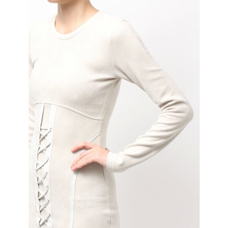 フロントレースアップタイトミニワンピース | GYDA | 詳細画像15 