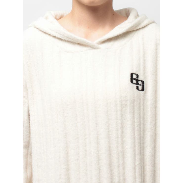 ランダムリブGG HOODIEニットチュニック | GYDA | 詳細画像22 
