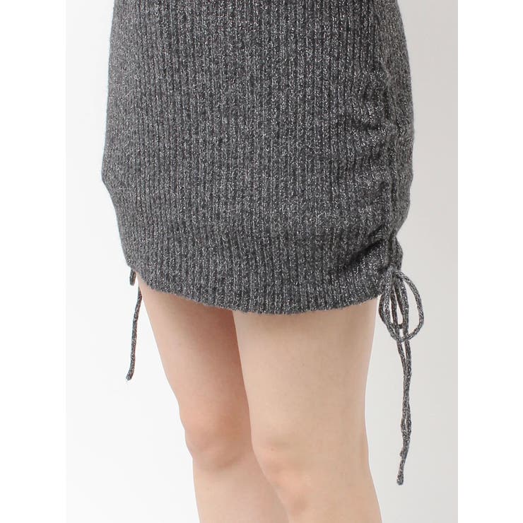 2WAYオフショルラメニットチュニック | GYDA | 詳細画像17 