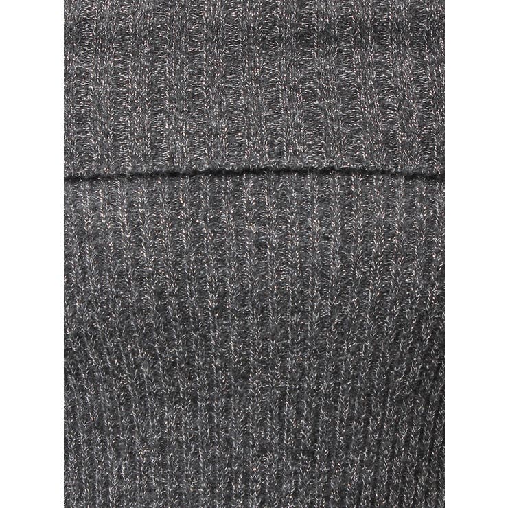 2WAYオフショルラメニットチュニック | GYDA | 詳細画像22 