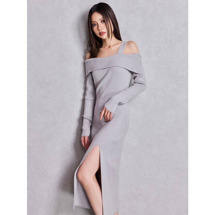 オフショルニットLONGワンピース | GYDA | 詳細画像14 