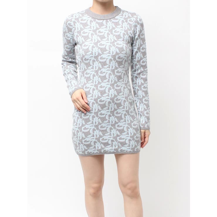 スカイブルー | GYDA pattern プチハイニットワンピース | GYDA