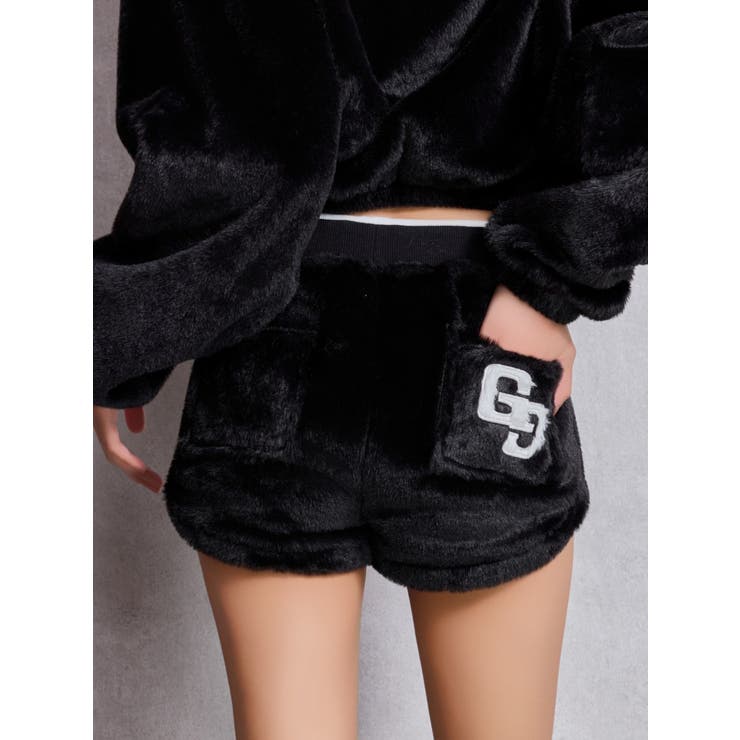 ブラック | GG ECO FUR ショートパンツ | GYDA