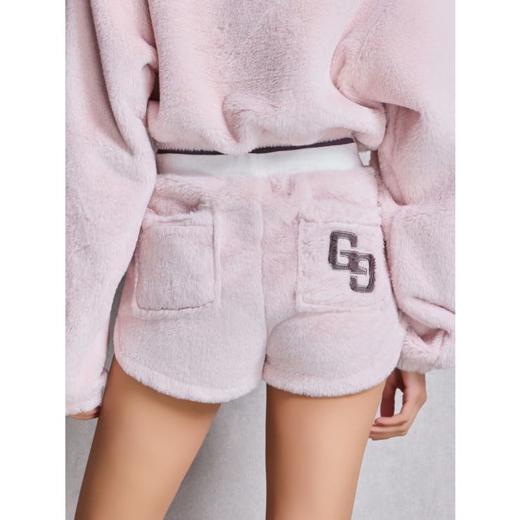 ピンク | GG ECO FUR ショートパンツ | GYDA