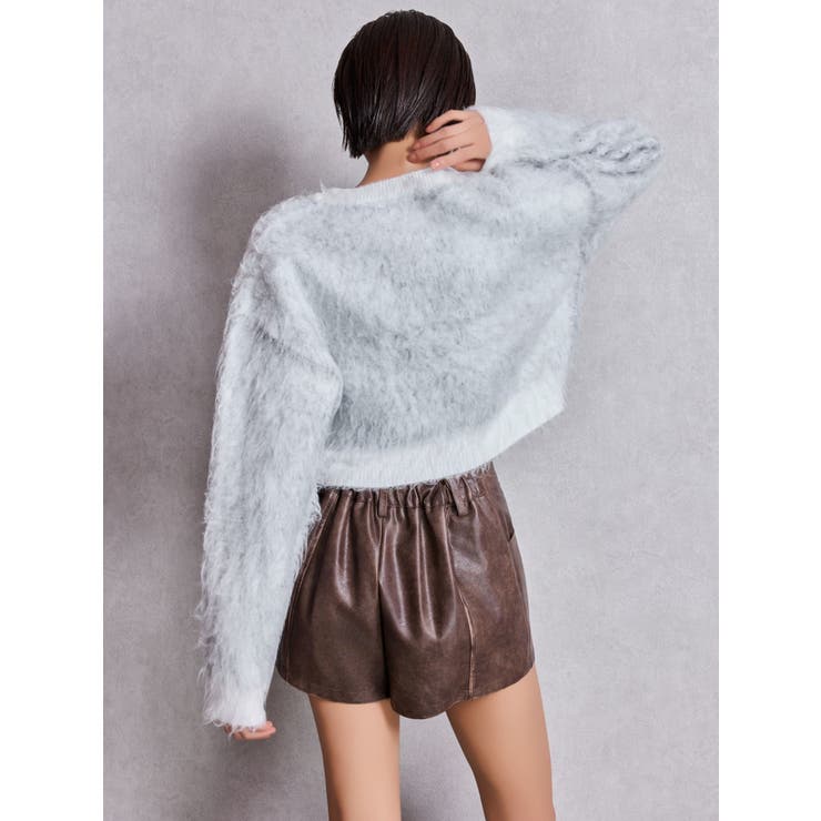 フェイクレザーレイヤーショートパンツ | GYDA | 詳細画像13 