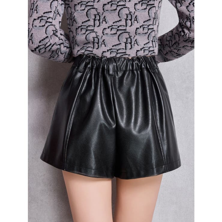 フェイクレザーレイヤーショートパンツ | GYDA | 詳細画像45 