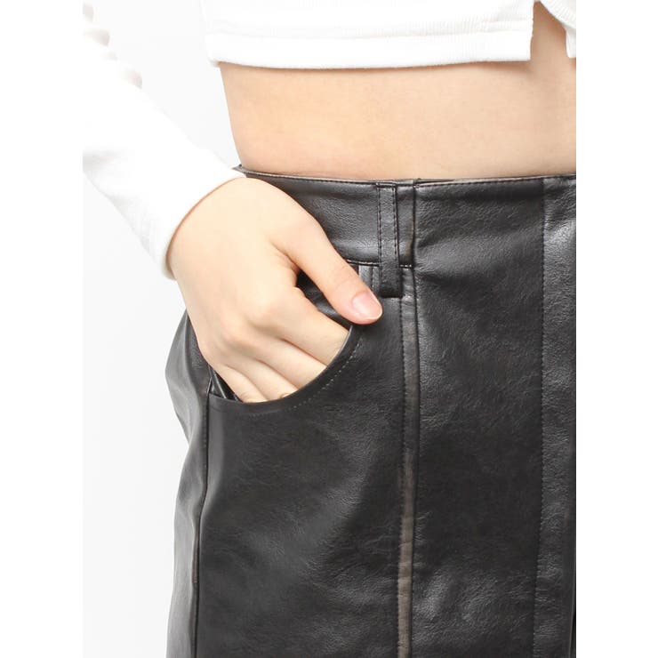 フェイクレザーレイヤーショートパンツ | GYDA | 詳細画像50 