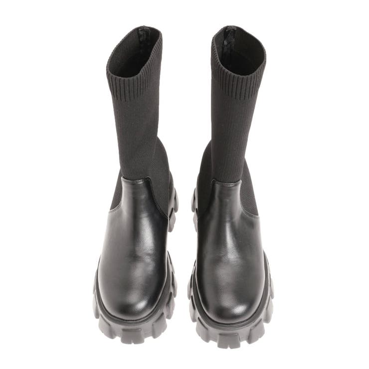 ニットドッキングショートブーツ | GYDA | 詳細画像11 