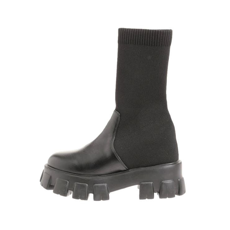 ニットドッキングショートブーツ | GYDA | 詳細画像12 