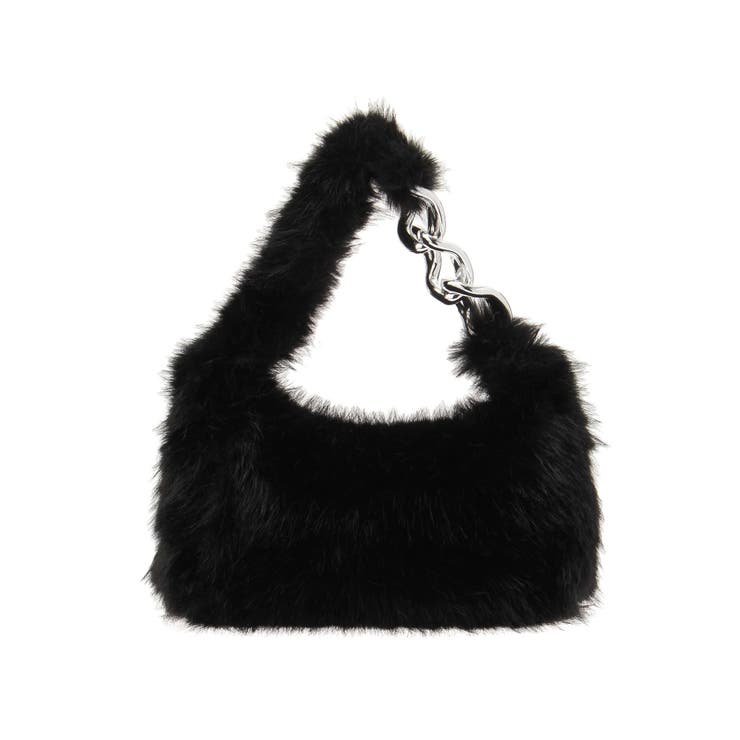 GDラインストーンバックルECO FUR BAG[品番：MKSW0067204]｜GYDA