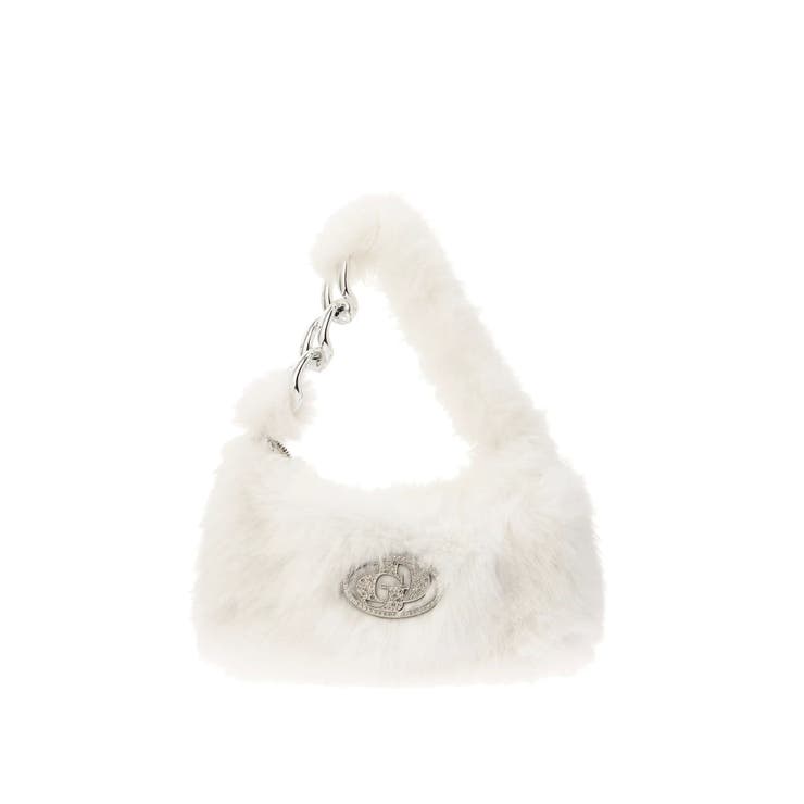 ラインストーン　ふくろうバッグ GDラインストーンバックルECO FUR BAG[品番：MKSW0067204]｜GYDA