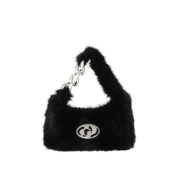 GDラインストーンバックルECO FUR BAG[品番：MKSW0067204]｜GYDA