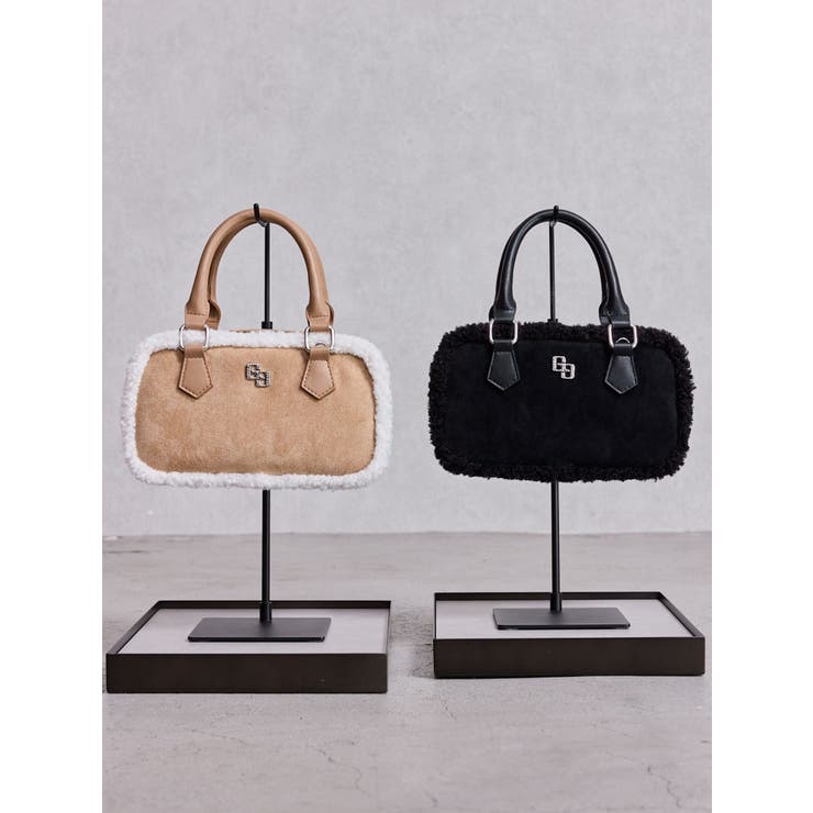 Rectangle Fake Mouton BAG[品番：MKSW0067599]｜GYDA（ジェイダ