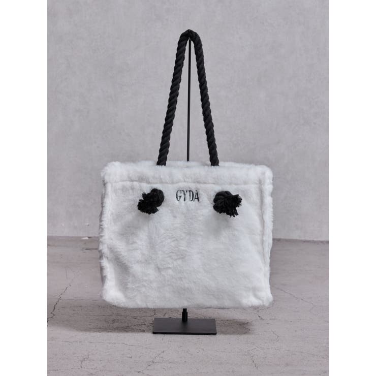 オフホワイト | GYDAエコファーロープMトートBAG | GYDA