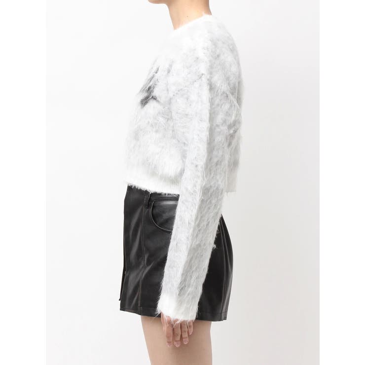 BRATTY MOHAIR LIKEショートニットトップス | GYDA | 詳細画像19 