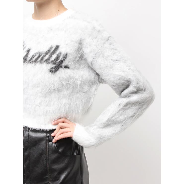 BRATTY MOHAIR LIKEショートニットトップス | GYDA | 詳細画像22 