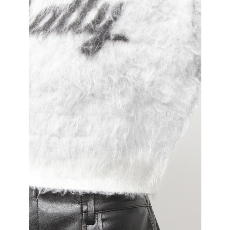 BRATTY MOHAIR LIKEショートニットトップス | GYDA | 詳細画像23 