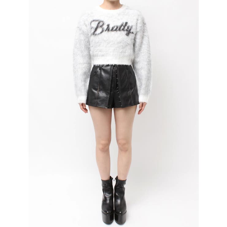 BRATTY MOHAIR LIKEショートニットトップス | GYDA | 詳細画像25 