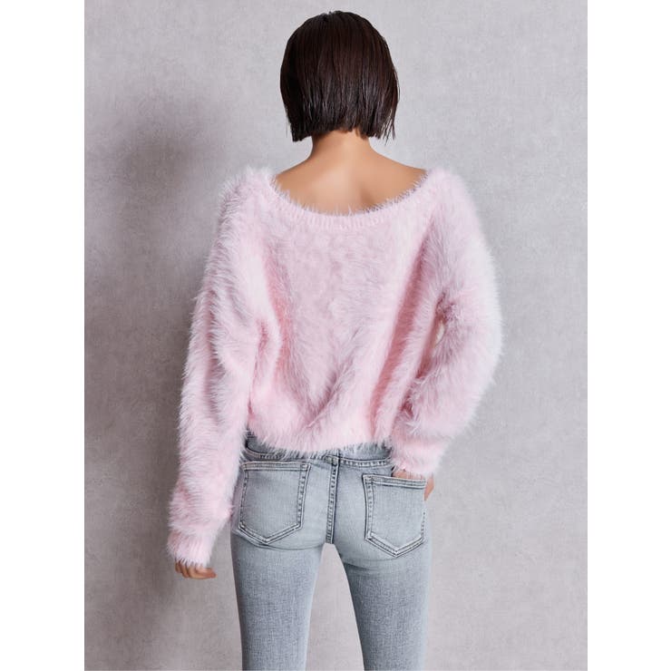 シャギーショートLOOSEニットトップス | GYDA | 詳細画像10 