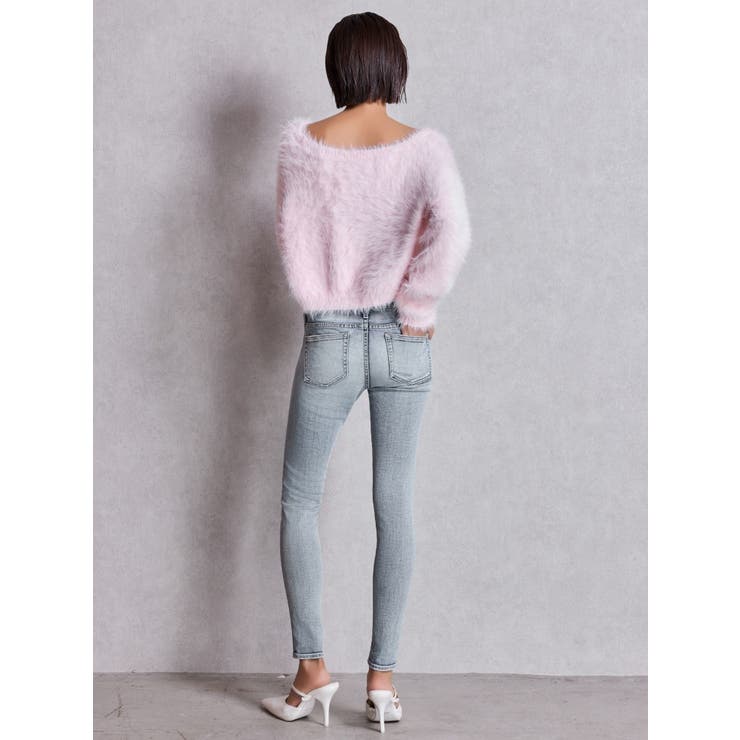 シャギーショートLOOSEニットトップス | GYDA | 詳細画像13 