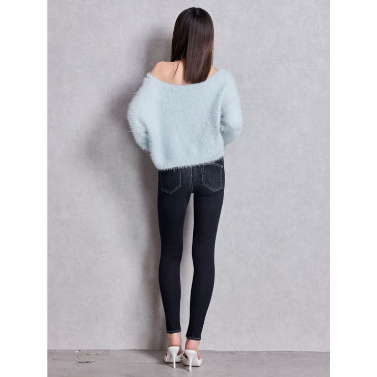 シャギーショートLOOSEニットトップス | GYDA | 詳細画像22 