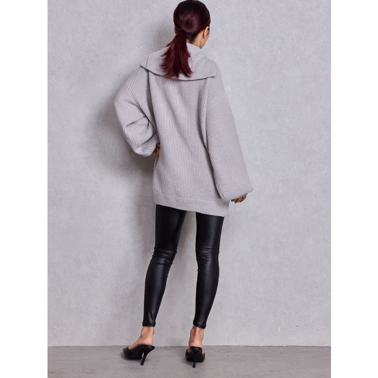 【SHOPLIST限定】GGハーフZIPニットトップス | GYDA | 詳細画像17 