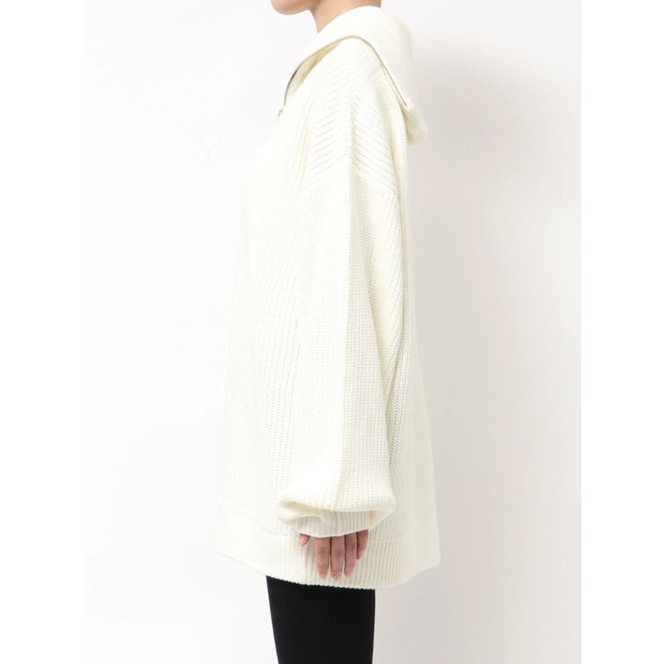 【SHOPLIST限定】GGハーフZIPニットトップス | GYDA | 詳細画像22 