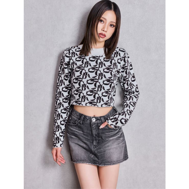 GYDA pattern プチハイニットトップス | GYDA | 詳細画像12 