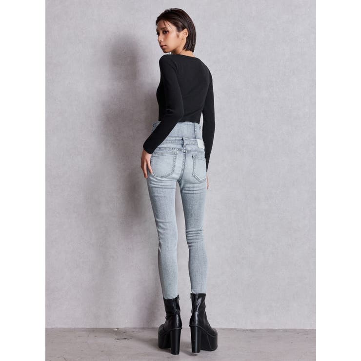 フロントレースアップショートトップス | GYDA | 詳細画像17 