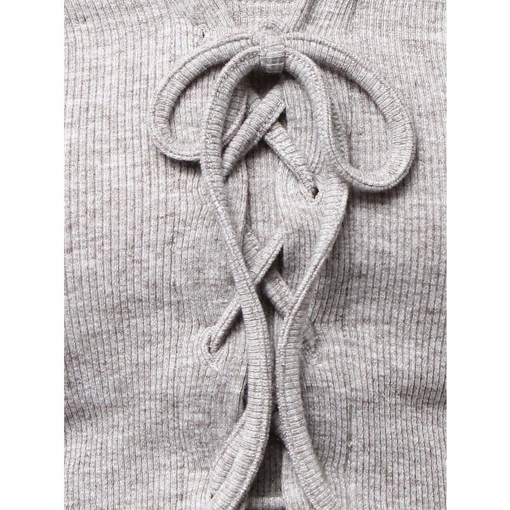 フロントレースアップショートトップス | GYDA | 詳細画像28 