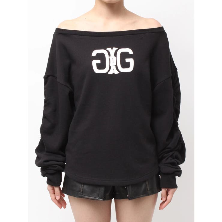 E8756-29◾️ディースクエアード カットオフショルダースウェット E8756-29◾️ディースクエアード カットオフショルダースウェット