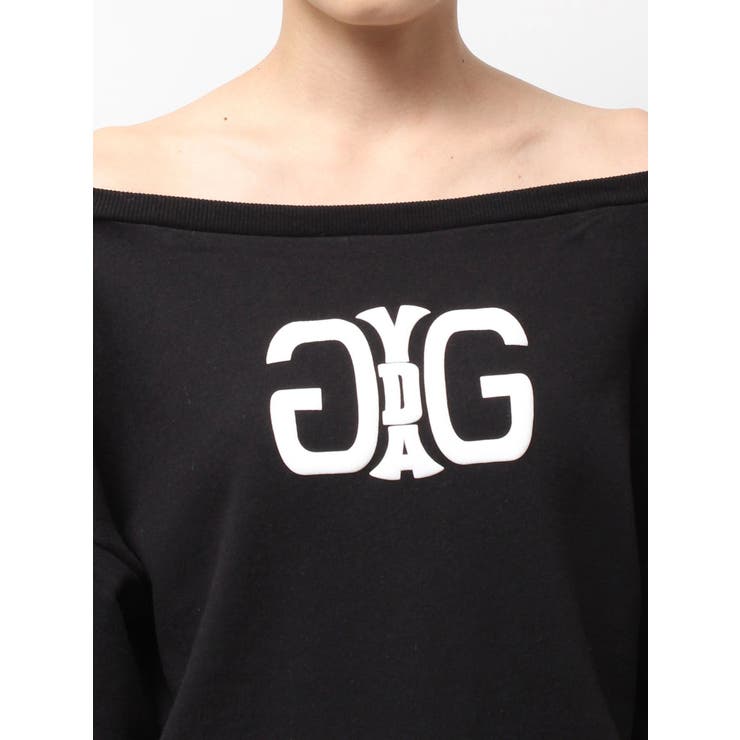 アームギャザーSymmetry GYDAオフショルスウェットトップス | GYDA | 詳細画像17 