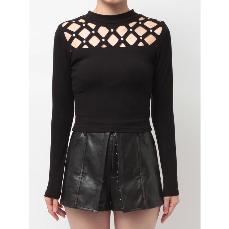 latticeカット bijouトップス | GYDA | 詳細画像13 