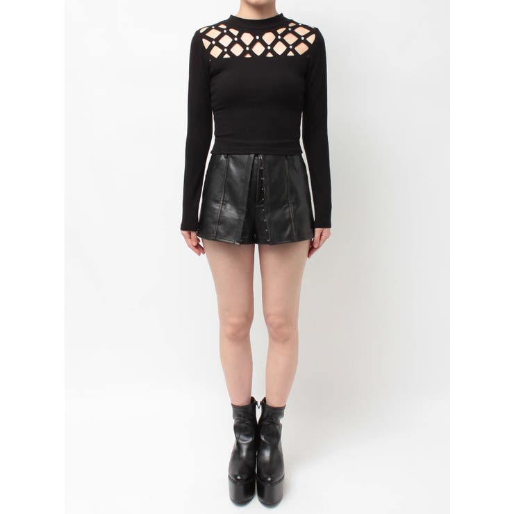 latticeカット bijouトップス | GYDA | 詳細画像20 