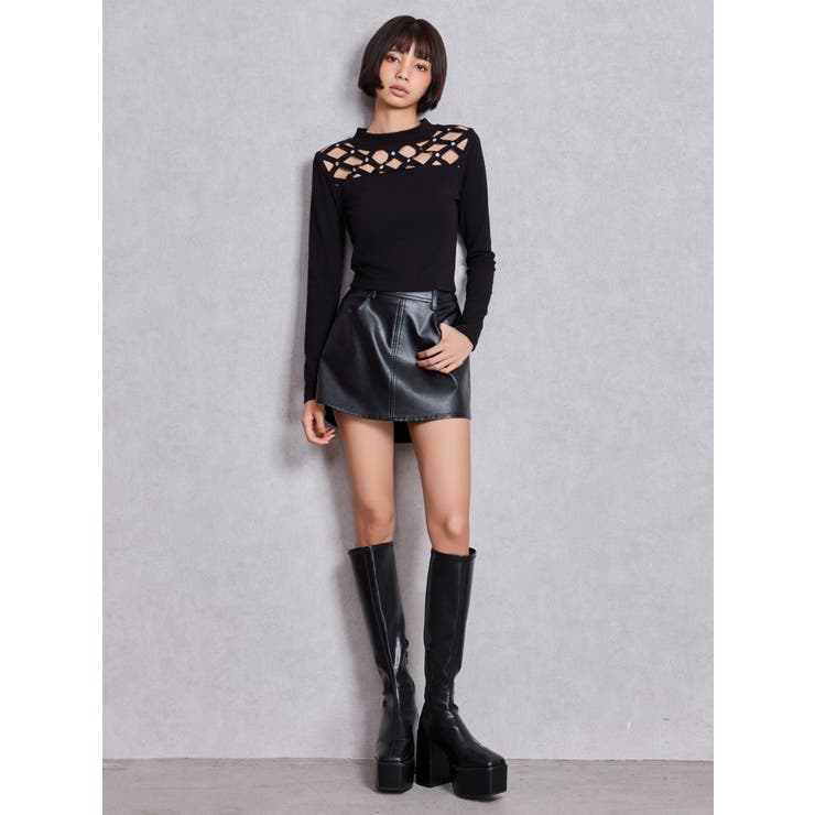 latticeカット bijouトップス | GYDA | 詳細画像5 