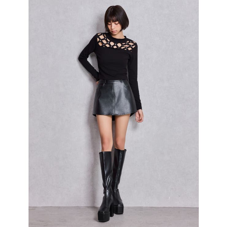 latticeカット bijouトップス | GYDA | 詳細画像6 