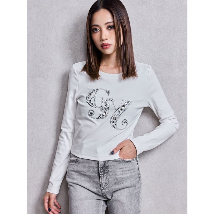 GY bijou long sleeve トップス | GYDA | 詳細画像9 